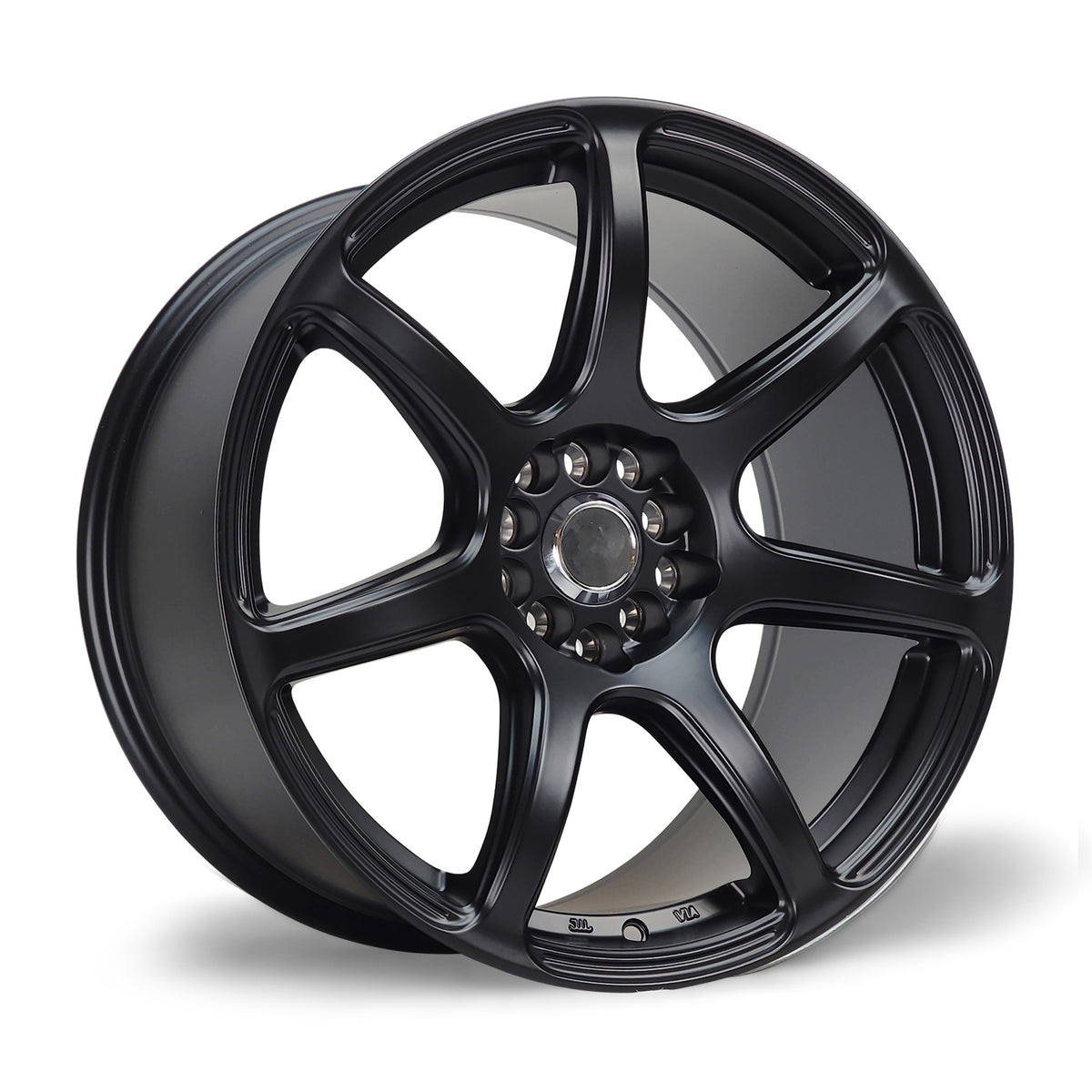 MS09 Satin Black Wheel and Tyre Combo 18X9.5 +22 5X100/5X114.3 The