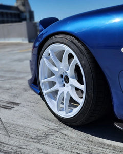 mazda RX-7 on 18X9.5 alloy wheels and tyres