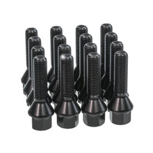 Load image into Gallery viewer, BMW Extended Wheel Bolts - M14X1.25 Black Late Model BMW Mini F20 F30 F40 G30 X6