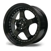 Load image into Gallery viewer, 18 Inch gloss black wheels for 5x100 or 5x114.3 jdm cars