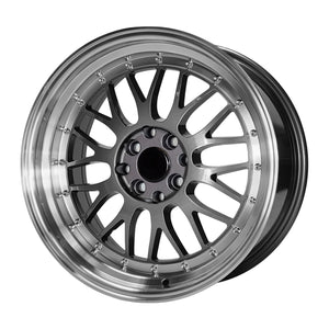 17 inch alloy wheels for car gunmetal polished deep dish mag alloy wheels tyres