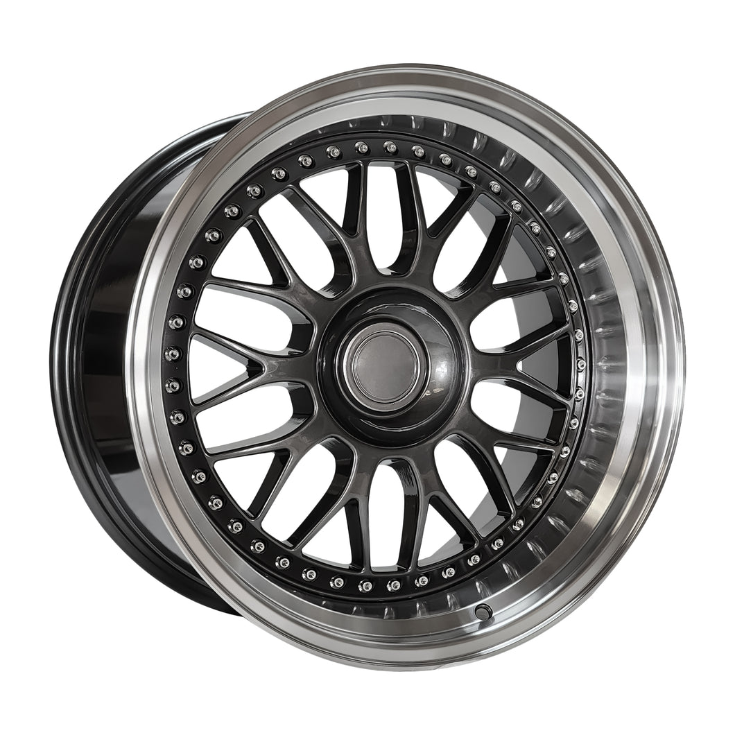 MS11 - GUNMETAL/POLISHED LIP