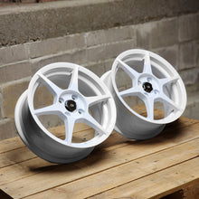 Load image into Gallery viewer, 15 inch 4X100 alloy wheels gloss white for honda civic accord type r
