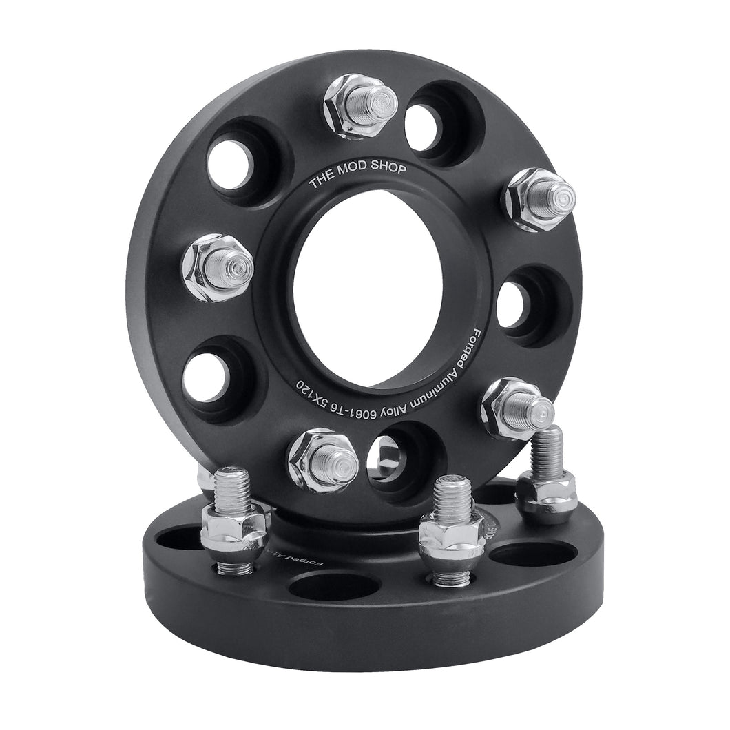 20mm BMW wheel adapter converting 5x120 to 5x114.3 bolt pattern