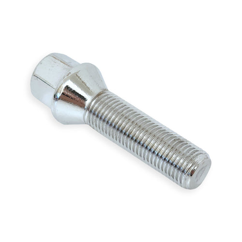 BMW M12x1.5 Extended Wheel Bolts – Chrome Finish, High-Strength Steel