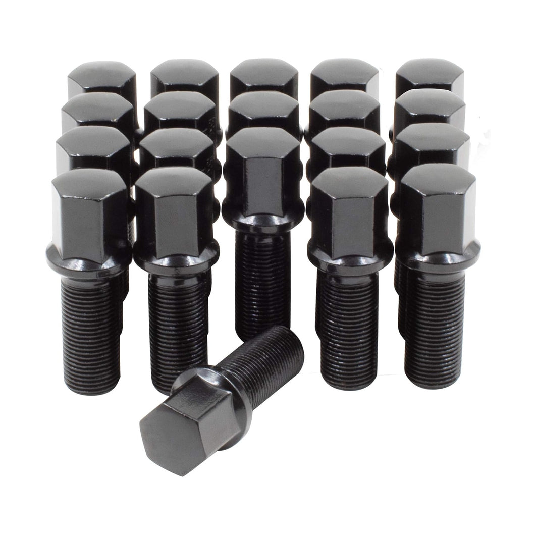 40mm W201 W203 Mercedes ball seat steel wheel bolts for OEM fitment m12x1.5