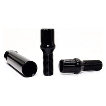 Load image into Gallery viewer, 20PCS + Key Audi Volkswagen 42mm Spline Drive Extended Wheel Bolts - M14X1.5 Black