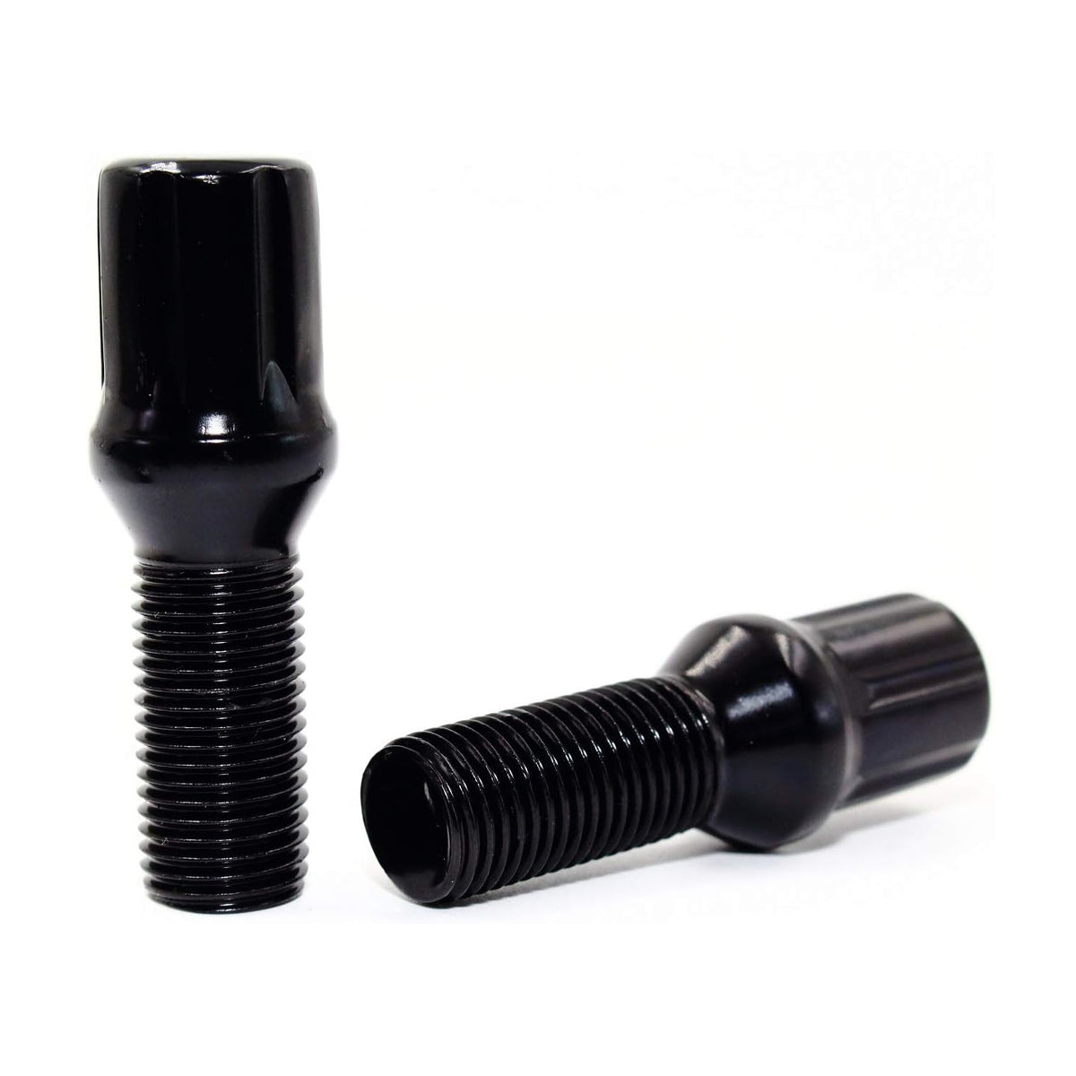 10PCS Audi Volkswagen Spline Drive Extended Wheel Bolts - M14X1.5 Blac ...