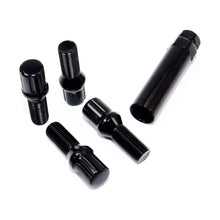 Load image into Gallery viewer, 20PCS + Key Audi Volkswagen 42mm Spline Drive Extended Wheel Bolts - M14X1.5 Black