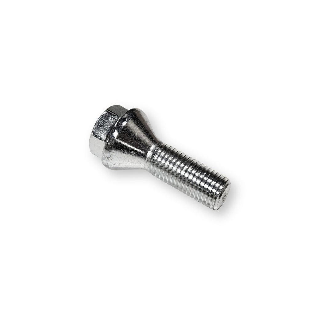 M12x1.5 short head wheel bolt for alloy wheel spacers 