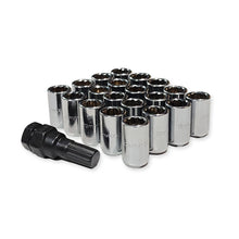 Load image into Gallery viewer, Slim Fit Steel Wheel Nuts 6 Point Internal Hex Drive - Chrome