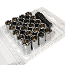 Load image into Gallery viewer, Slim Fit Steel Wheel Nuts 6 Point Internal Hex Drive - Chrome
