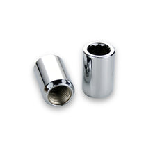 Load image into Gallery viewer, Set of chrome Allen key wheel nuts for aftermarket wheels – slim fit 6-point design