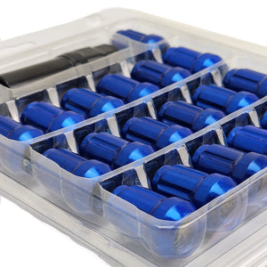 Spline Drive Steel Wheel Nuts - Blue