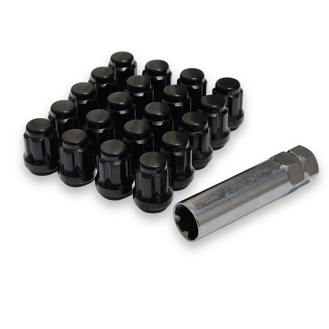 M14x1.5 Spline Drive Wheel Nuts Black The Mod Shop