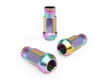 Load image into Gallery viewer, Extended Open  End Steel Wheel Nuts - Neon Chrome