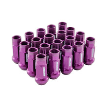 Load image into Gallery viewer, Muteki SR48 Extended Open End Steel Wheel Nuts Purple 20 +1