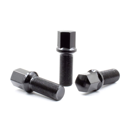 Mercedes Extended Wheel Bolts - M14X1.5 Black (R13 Ball Seat)